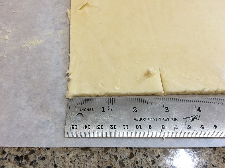 measuring gf poptart pastry