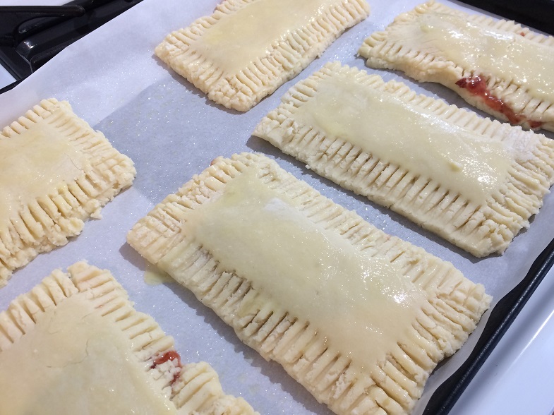 poptarts ready to put in oven