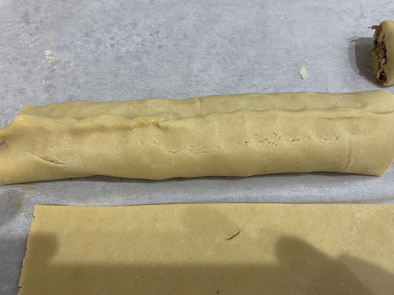 pinched dough