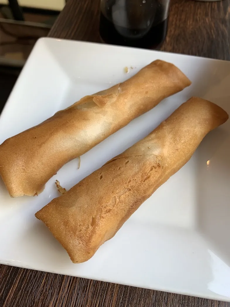 Gluten Free T's Kitchen vegetable spring rolls