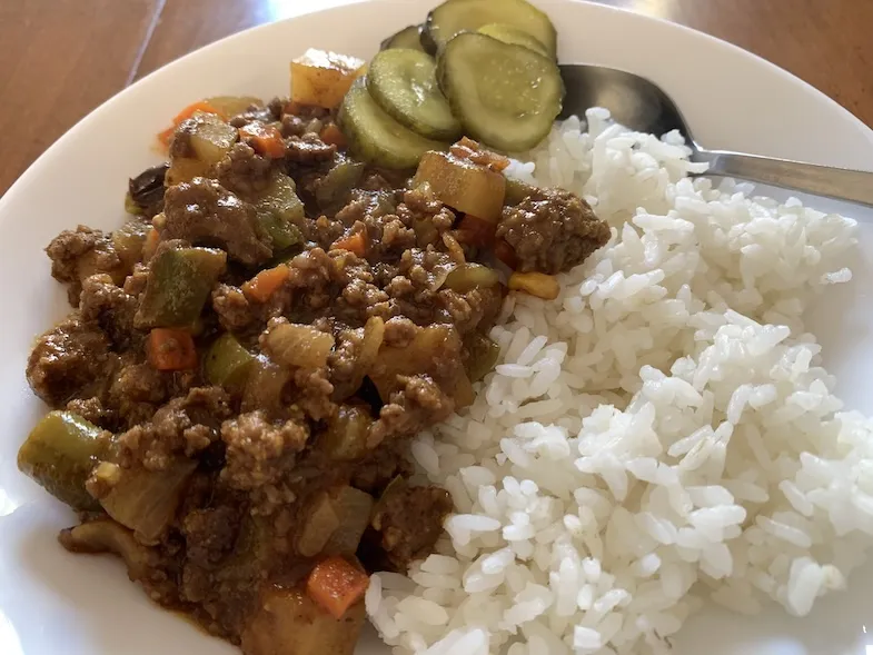 gluten-free Japanese Dry Curry