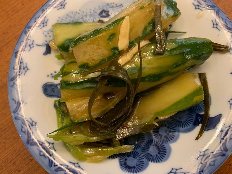 close up of cucumbers