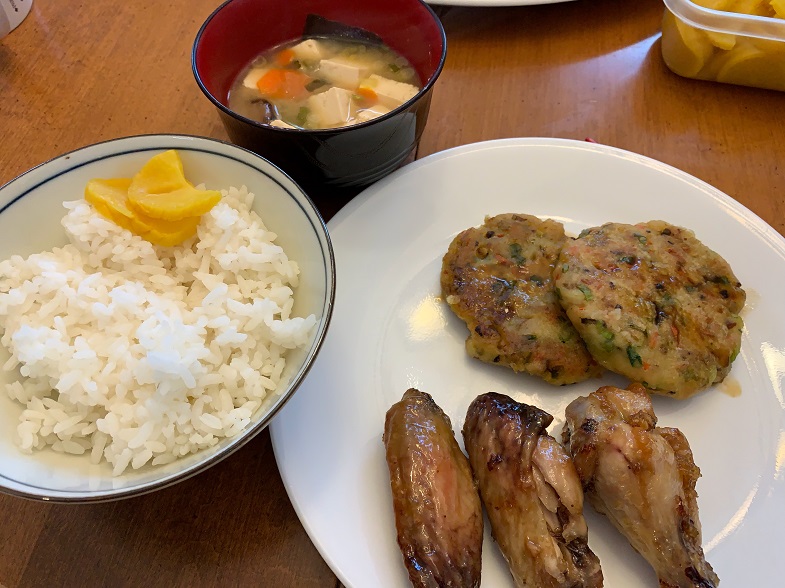 daikon mochi patties dinner