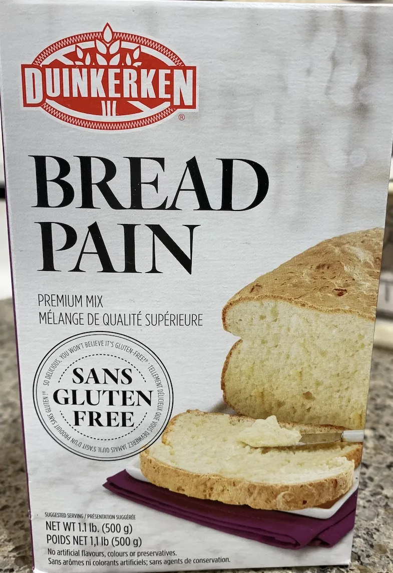 image of gluten free bread mix box