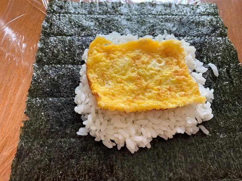 egg on rice