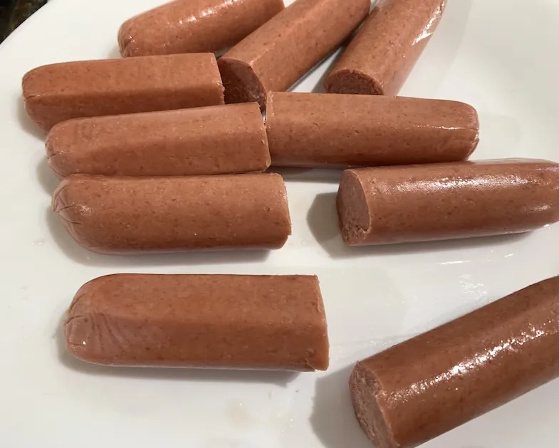 gluten-free Harvest beef weiners