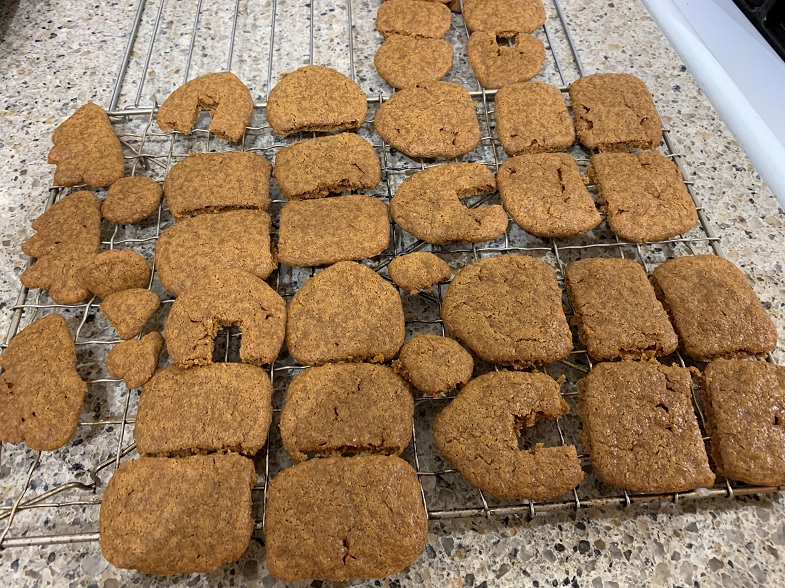 on cooling rack