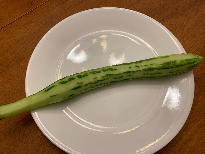 peeled cucumbers