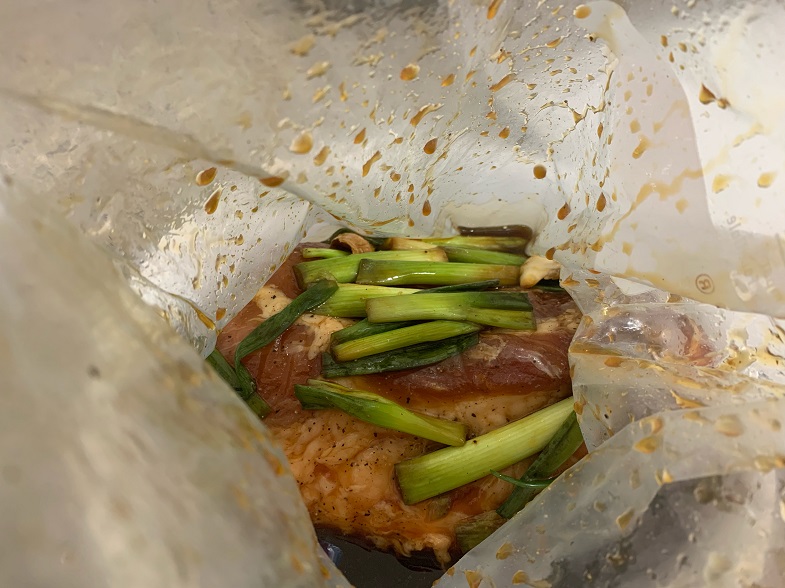 yakibuta marinade in a bag