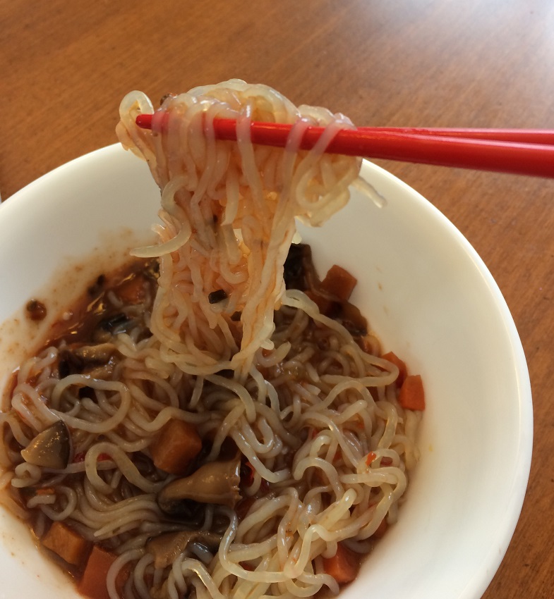 soup and chopstick