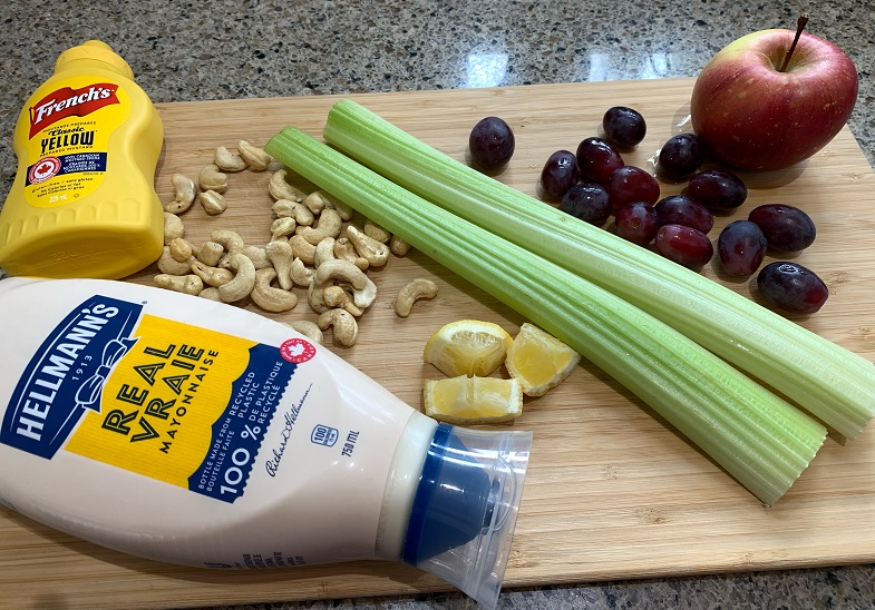 ingredients for waldorf salad